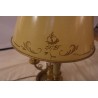  Lampe bouillotte avec abat-jour peint sur  Moinat SA  - Antiquités décoration