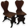 A pair of George II mahogany Hall chairs at  Moinat SA  - Antiques and home décor