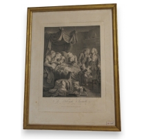 Gravure "Le philosophe charitable"