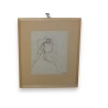  Dessin "Femme assise" signé O. Vautier sur  Moinat SA  - Antiquités décoration