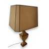 Faux-marble painted lamp with lampshade at  Moinat SA  - Antiques and home décor