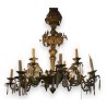 Napoleon III bronze chandelier at  Moinat SA  - Antiques and home décor