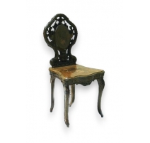 Brienz stool, inlaid.