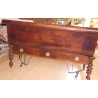 Empire-style bed in mahogany and bronze, by  Moinat SA  - Antiques and interior design