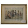Gravure "Costumes Suisses"  sur Moinat SA  - Antiquités décoration -  Gravures, Lithos