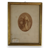 Gravure "L'Egalité"
