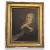 Huile sur toile "Enfant", non signée