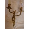  Paire d'appliques style Louis XV à 2 sur  Moinat SA  - Antiquités décoration