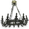 12-light Napoleon III bronze chandelier by Moinat SA – Antiques and home décor