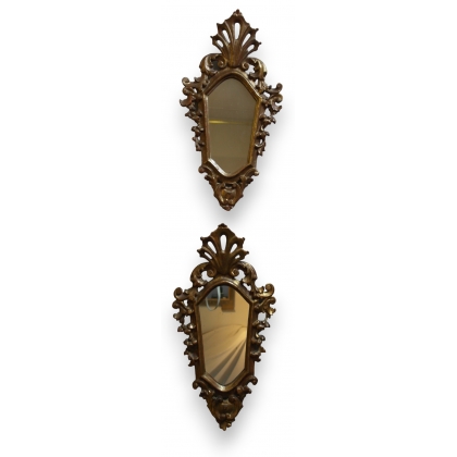  Paire de miroirs d'appliques sur  Moinat SA  - Antiquités décoration