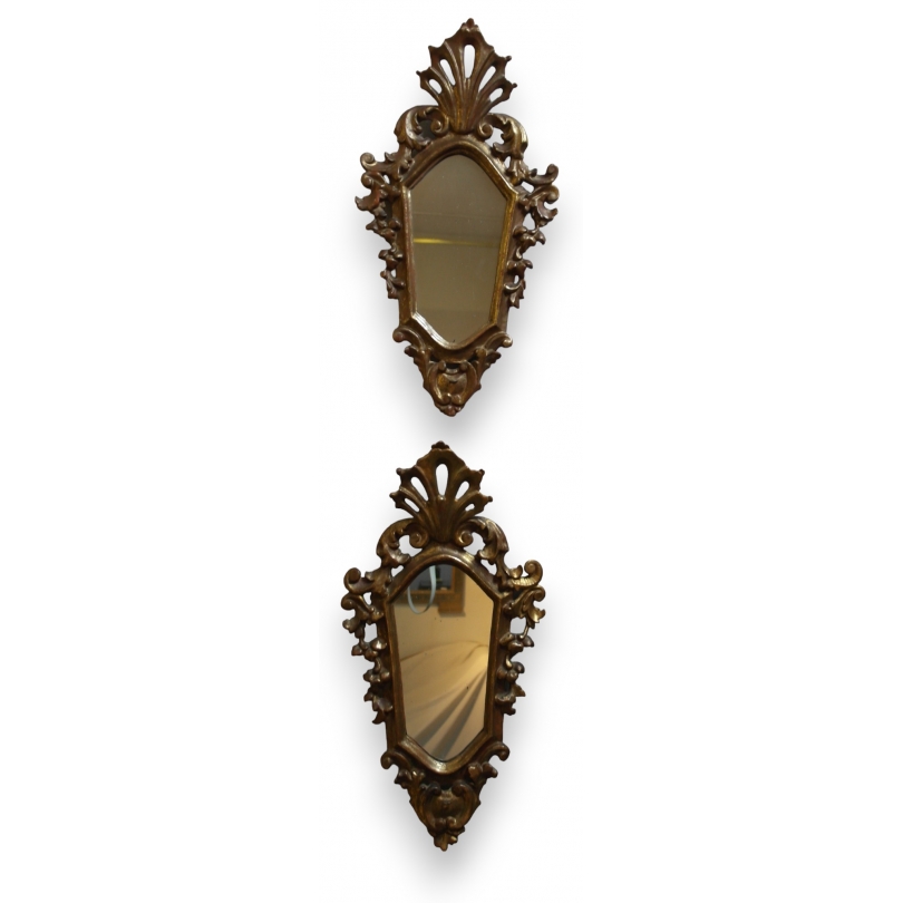  Paire de miroirs d'appliques sur  Moinat SA  - Antiquités décoration