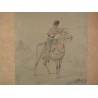 Drawing entitled ‘Cossack Soldier’, attributed to KLEIN, at Moinat SA – Antiques and decorative arts