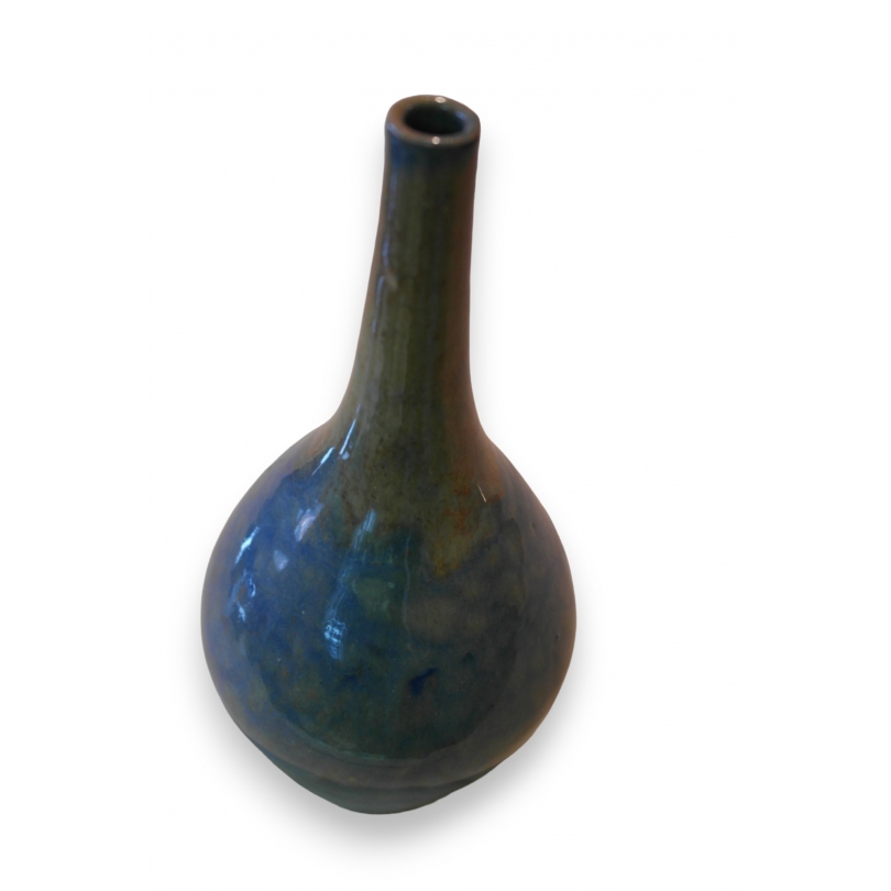 Vase bleu-brun