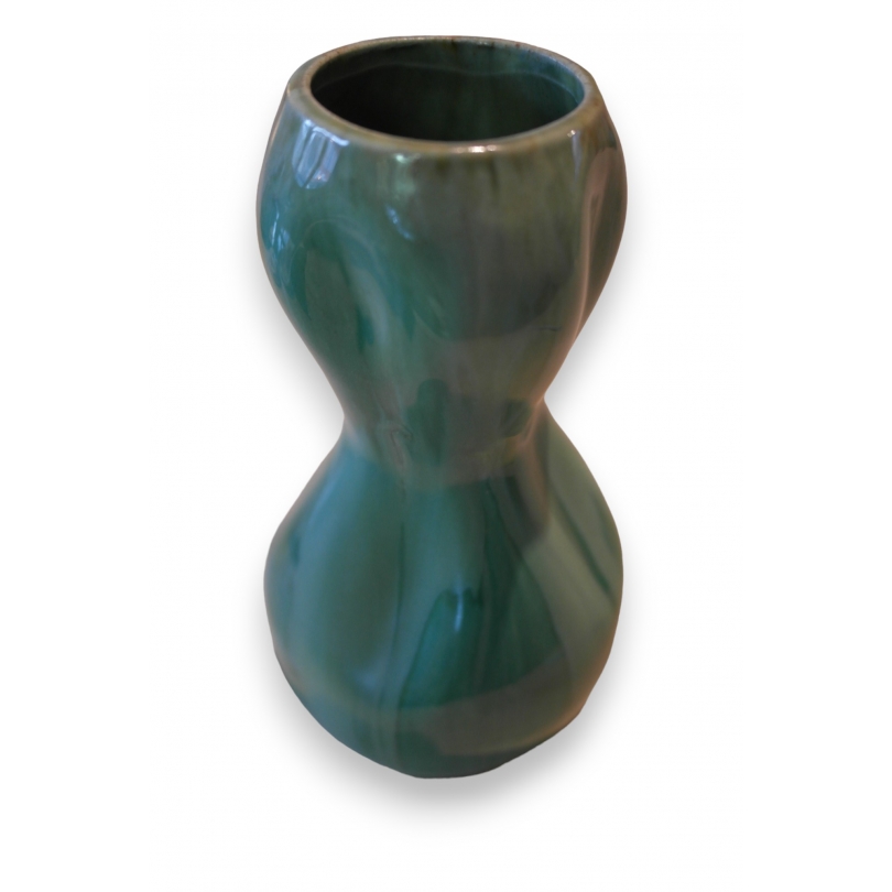 Vase vert en forme de Baobab
