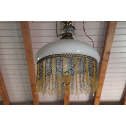 Blown-glass tulip chandelier by Moinat SA – Antiques and home décor