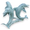  Table basse "3 dauphins" en bronze, sur  Moinat SA  - Antiquités décoration