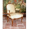 A pair of imitation Louis XV armchairs. Available from  Moinat SA  - Antiques and home décor