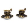 Pair of Empire-style cups and saucers by Moinat SA – Antiques and home décor