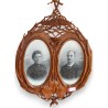  Tableau ovale "Portraits". sur  Moinat SA  - Antiquités décoration