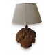 Lampe Italienne en terre cuite "panier de fruit"