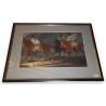 Aquarelle "Chevaux"  sur Moinat SA  - Antiquités décoration -  Gouaches, Aquarelles, Pastels