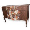  Commode "Fantaisie" en noyer et papier sur  Moinat SA  - Antiquités décoration
