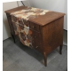 Commode "Fantaisie" en noyer et papier