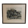 Lithograph ‘Figure in a Garden’ by Moinat SA – Antiques and decorative arts – Engravings, lithographs