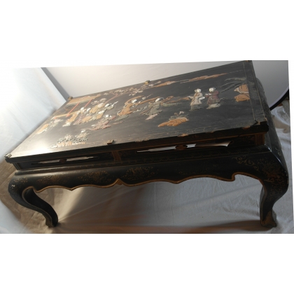  Table chinoise avec incrustations de sur  Moinat SA  - Antiquités décoration