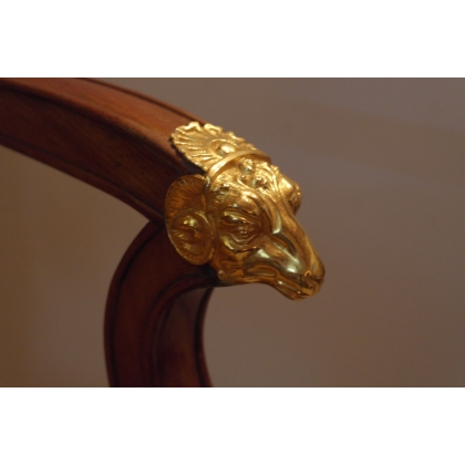 Mahogany dining chair by Moinat SA – Antiques and interior design