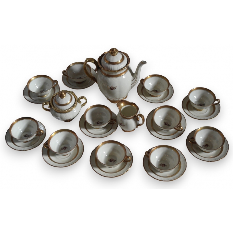 25-piece porcelain tea set – from Moinat SA – Antiques and home décor