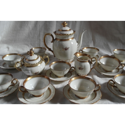 25-piece porcelain tea set – from Moinat SA – Antiques and home décor
