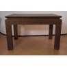  Paire de table en paille tressée, 1940 sur  Moinat SA  - Antiquités décoration