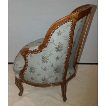 Paire de bergères d\'enfant style Louis XV