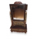 Petit miroir de table en bois