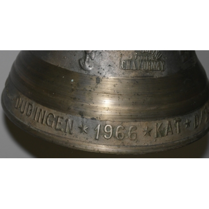 Cloche en bronze marquée VIGLINO sur  Moinat SA  - Antiquités décoration