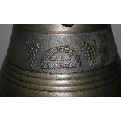  Cloche en bronze marquée BARINOTTO & sur  Moinat SA  - Antiquités décoration