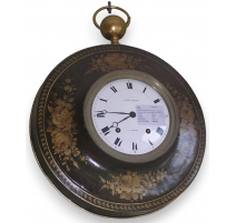 Directoire wall clock, painted