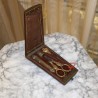 Nécessaire de couture marqueté Charles X