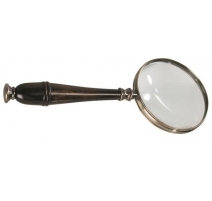 Loupe manche en bois