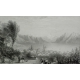 Gravure "Lake of Lausanne above Pandex"
