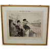 Gravure satirique "Les chemins de fer"  sur Moinat SA  - Antiquités décoration -  Gravures, Lithos