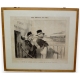 Gravure satirique "Les chemins de fer"