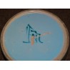 Blue bonbonnière with yellow flowers, signed ‘Moinat SA’ – Antiques and home décor