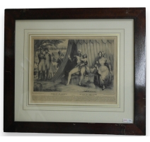 Gravure "L'enfant de Giberne"