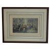Gravure "Scène comique"  sur Moinat SA  - Antiquités décoration -  Gravures, Lithos
