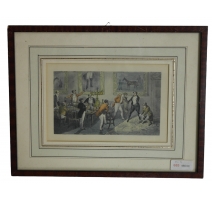 Gravure "Scène comique"