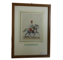 Gravure "Dragoner - Trompeter"