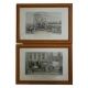 Paire de gravures "Hyde Park Corner -