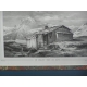 Gravure "Un chalet dans les alpes" par DuBois